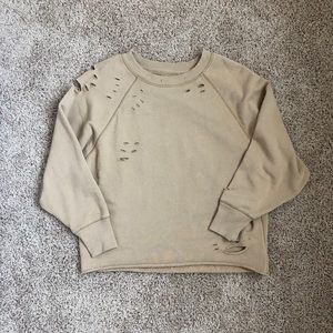 Aerie LOUNGE nude crewneck
